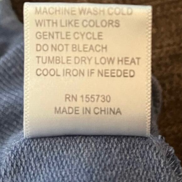 Jane & Delancey Bumblebee Blue Medium Short Sleeve Top Shirt - Picture 6 of 8